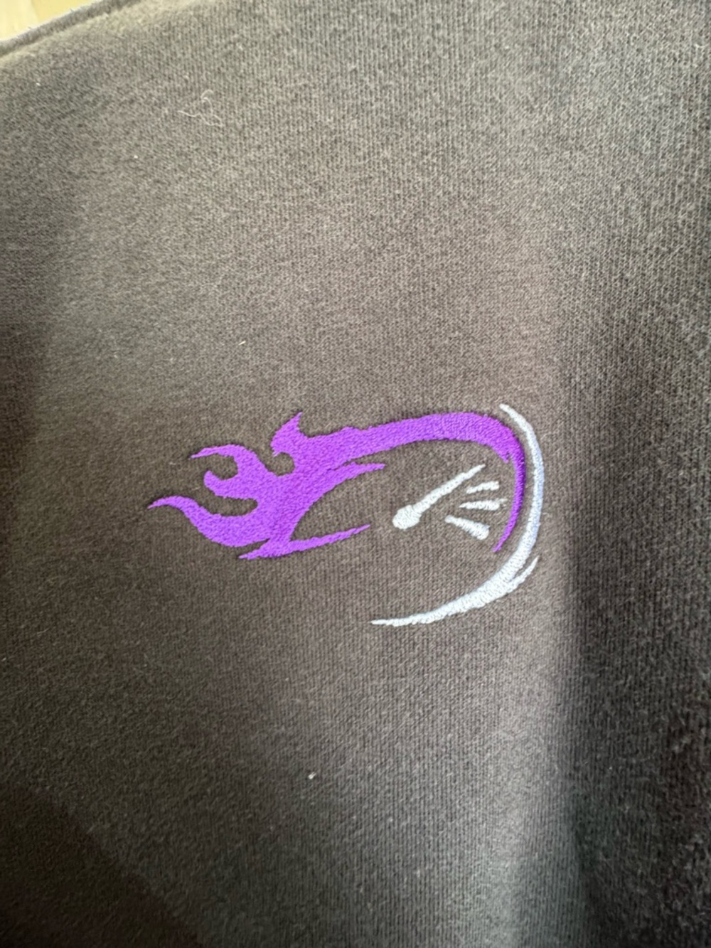 Embroidered | Full throttle racing | crewneck sweatshirt | size Large - Picture 5 of 5